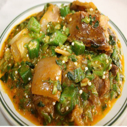 Okra soup